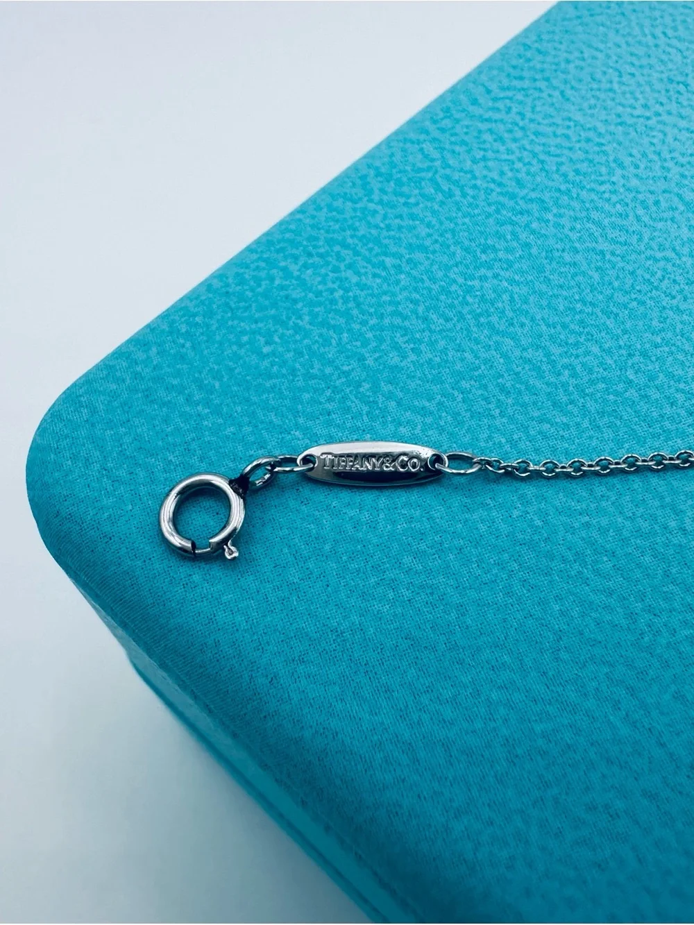Tiffany & Co. 950 Platinum Diamonds by the Yard Necklace .40 TCW with Packaging